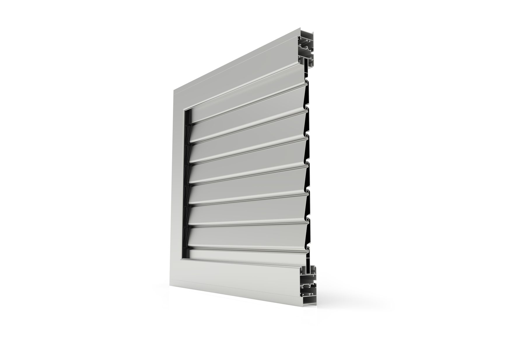 METHODO SOLAR · Alushutters — визуализация на профила — Cortizo